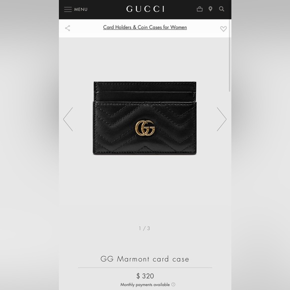 Gucci Bags Gucci Gg Marmont Card Case Poshmark